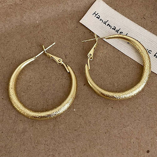 Серьги-кольца с замком кольцо арт. 13 4141 (id 280944)