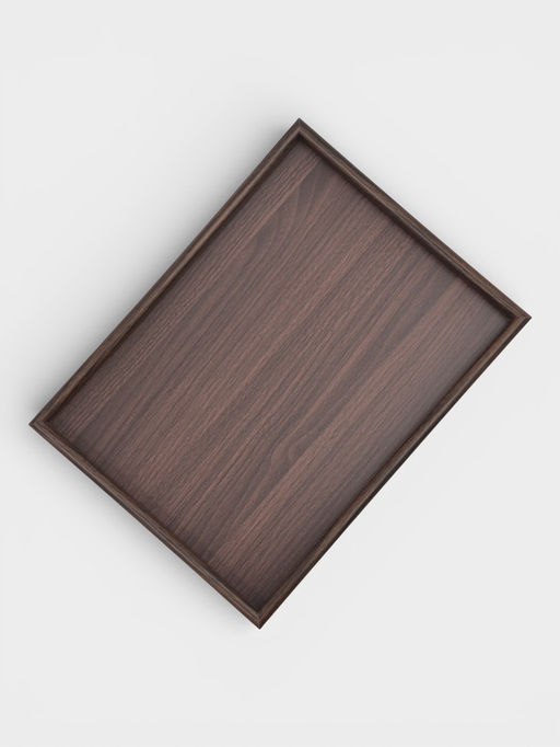 Подносы Доляна, набор 3 шт., 40×30 см, 35×25 см, 30×20 см, дерево, коричневые