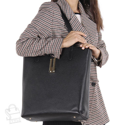 Сумка женская кожаная 1275TH black Polina&Eiterou/30 в Новосибирске