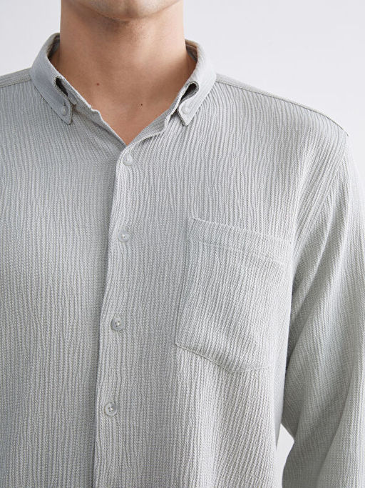 Regular Fit Uzun Kollu Arm?rl? Erkek G?mlek