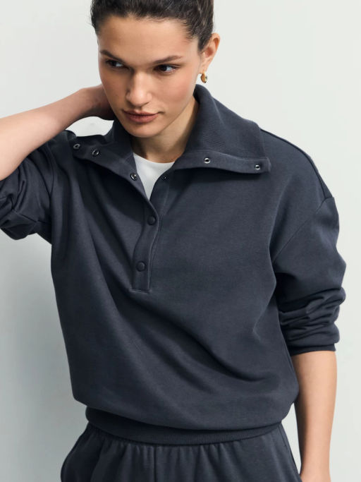 Толстовка с воротником прямого кроя / Zarina