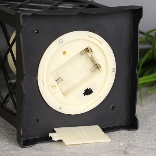 Светильник фонарь настольный 13x13x33 см черный / YR1411B /уп 24/НОВОГОДНИЙ - Галеонтрейд фото 5