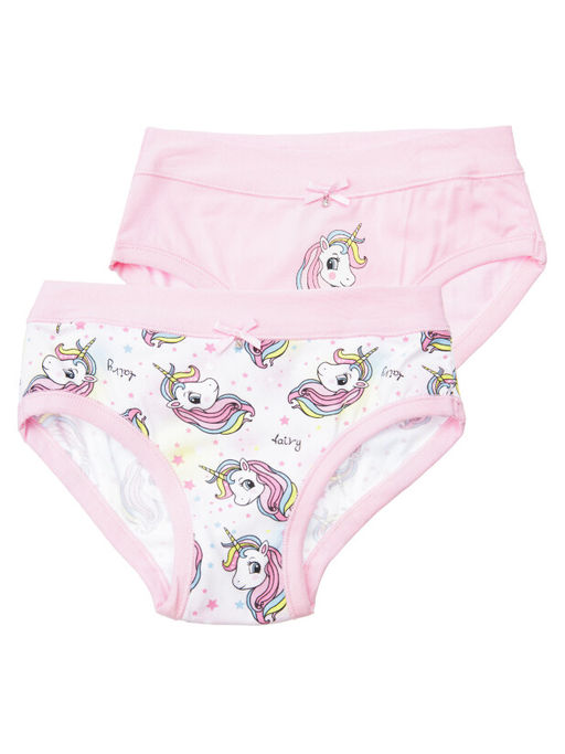 Трусы PlayToday Underwear для девочки набор 2 шт хлопок с эластаном розовый