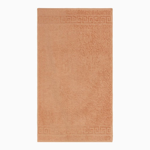 Полотенце махровое с бордюром 50х90 см, бежевый, хлопок 100%, 430г/м2 - Simaland фото 2