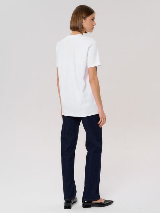 Футболка женская ZZ-WR020302-S10 black-white - Eleganzza фото 3