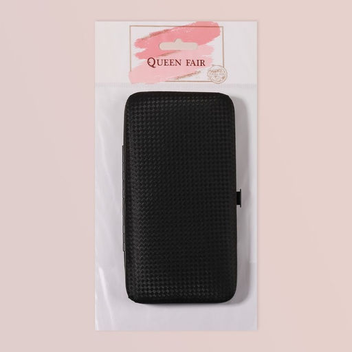 Набор маникюрный, 11 предметов, в футляре, в картонной коробке, цвет чёрный/красный - Queen fair фото 8