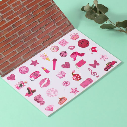 Наклейки в книжке «Опасно!», 3 фона, 20.7×14.2 см