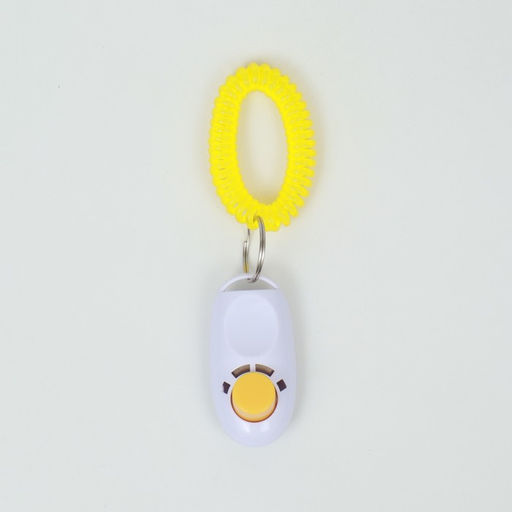 Кликер для дрессировки собак с браслетом на руку, белый - Пижон фото 2