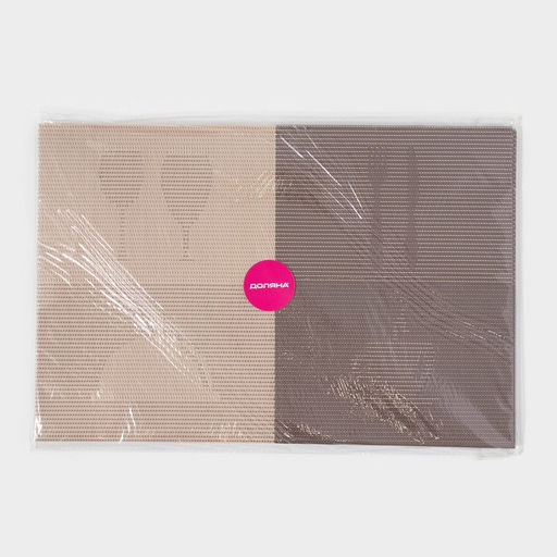 Цена за 12 шт. Салфетка сервировочная на стол «Ресторан», 45×30 см, коричневая