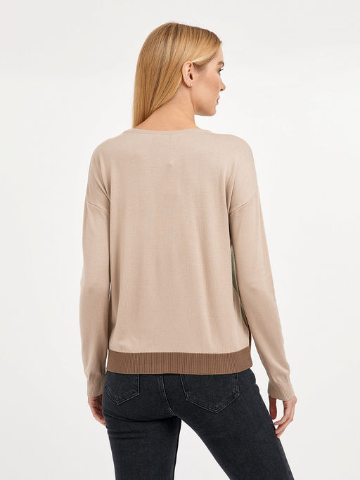 джемпер женский прямого кроя со спущенной линией плеча - Glenfield фото 7
