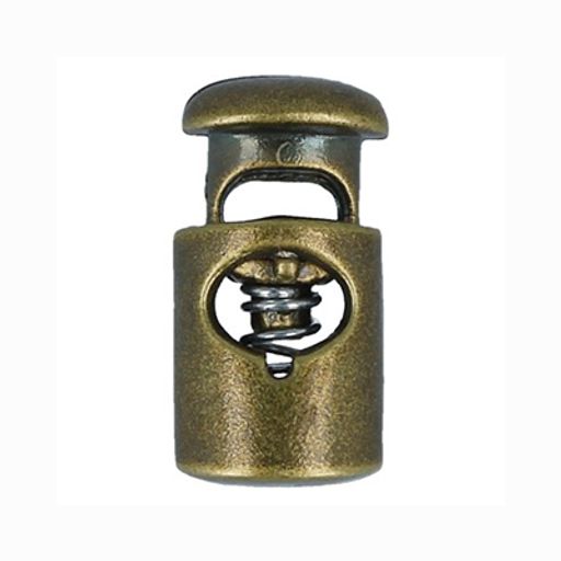 Зажим пластик Micron A 1152 d 3 мм цветные в пакете 72 шт №05 бронза