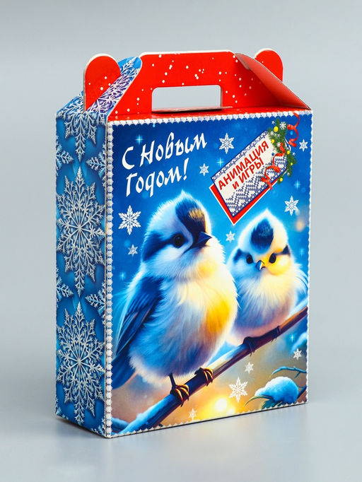 Цена за 3 шт. Подарочная новогодняя коробка Зимняя трель , 16.8?6.8?20.9 см - Simaland фото 3