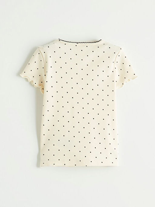 Bisiklet Yaka K?z ?ocuk Ti??rt