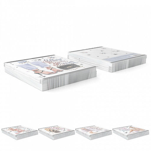 Цена за 5 шт. Тетрадь общая ученическая ErichKrause Fashion Girl, 48 листов, клетка, ламинация soft-touch+выборочный УФ-лак, доп.лист_MIX-PACK  фото 9