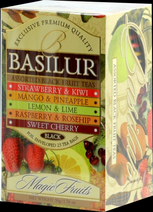 BASILUR. Волшебные фрукты. Ассорти карт.пачка, 25 пак.