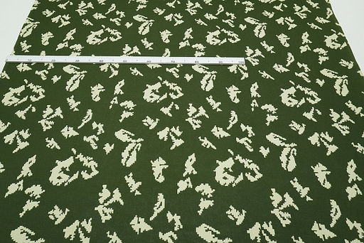 Бязь Камуфляж - березка цв.хаки/св.салатовый, СОРТ2, ш.1.5м, хлопок-100 %, 125гр/м.кв - Купава фото 7