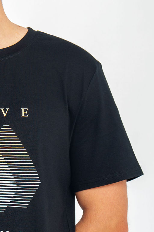 Арт. 67117 Футболка мужская 48-56 (5 шт) Цвет:черный