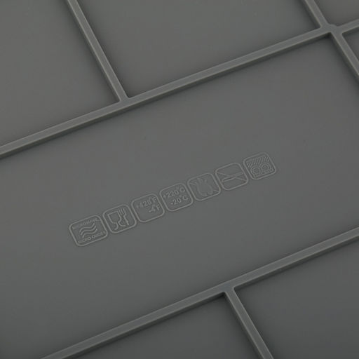 Противень силиконовый "Linea Silicone" 38х25х5,9см, с металлическим каркасом, прямоугольный, глубокий, "Regent" (Китай)