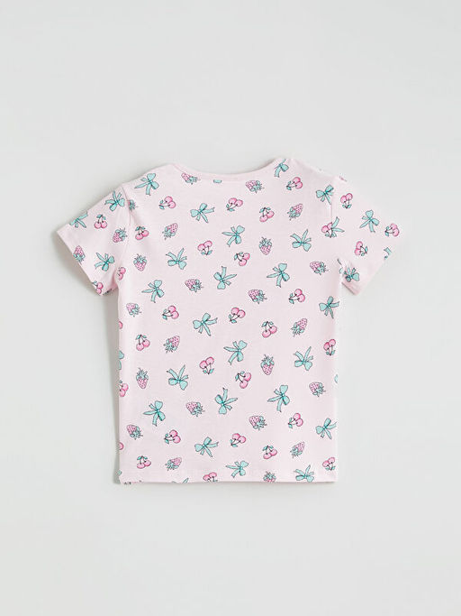 Bisiklet Yaka K?z ?ocuk Pijama Tak?m?