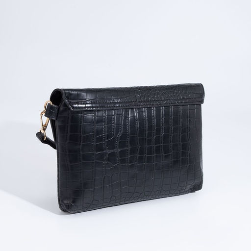 Сумка-клатч на магните, ремешок на запястье, цвет чёрный - Simaland фото 2