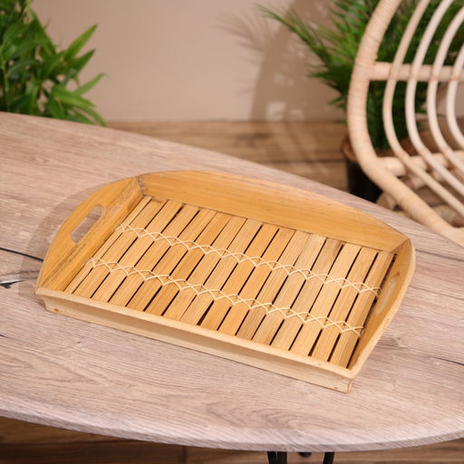 Поднос из бамбука, 40×30×5 см