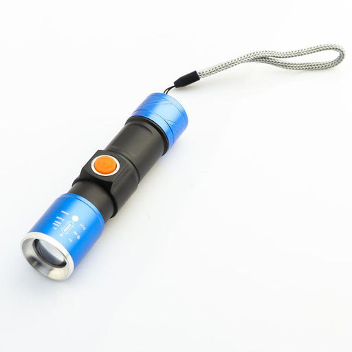 Фонарь ручной аккумуляторный 3 Вт, 800 мАч, XPE, zoom, 3 режима, 10.3 х 2.5 см - Simaland фото 3