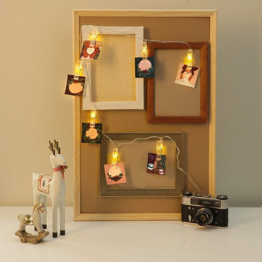 Гирлянда светодиодная с прищепками «Чудес в новом году», 1.5 м