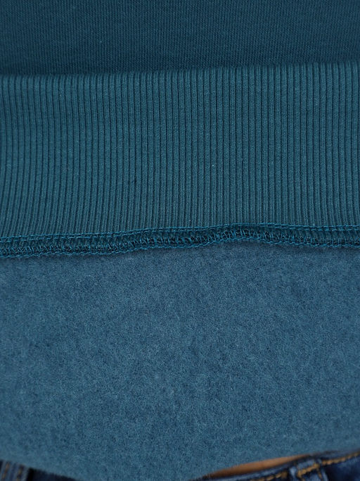 Свитшот женский из футера с начесом Петроль - Амавес-текстиль фото 3