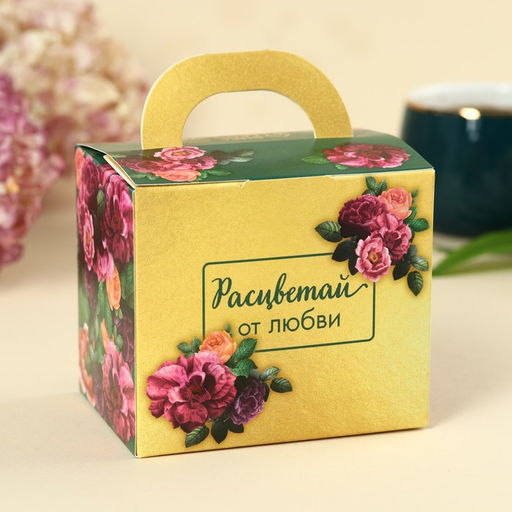 Набор Расцветай от любви: кофе молотый со вкусом: нуга 30 г., кружка 300 мл. - Фабрика счастья фото 5