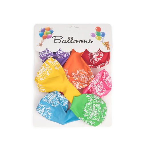 Шарики воздушные 12 дюймов Feliz cumpleanos (12 шт) SF-7835 - Больше подарков фото 2