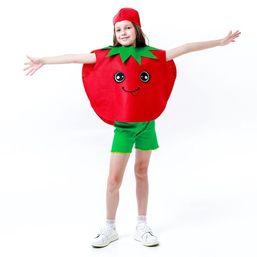 Карнавальный костюм «Спелый помидор», фетр