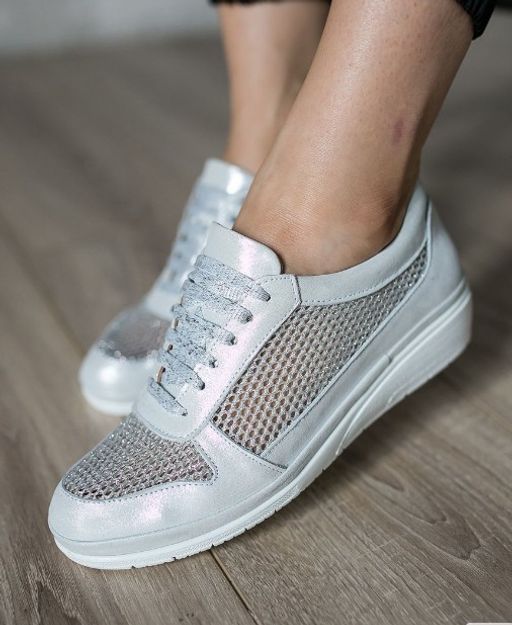 Кроссовки белые Pirochi Натуральная кожа