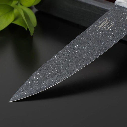 Нож-шеф Мрамор, лезвие 20 см - Доляна фото 2