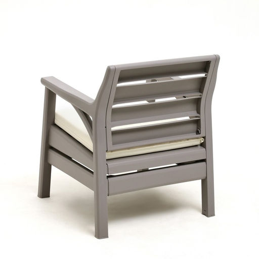 Набор садовой мебели «Барселона», 2 кресла, стол, серый