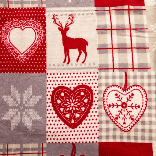 Плед с рукавами «Этель. Скандинавия», 150×200 см, корал-флис