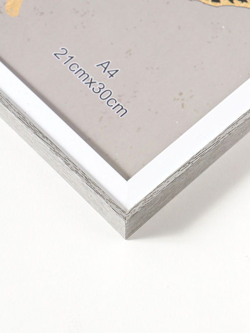 Фоторамка для фото формат А4 «Современная классика», пластик, серый и белый, 26×20.8×1.5 см