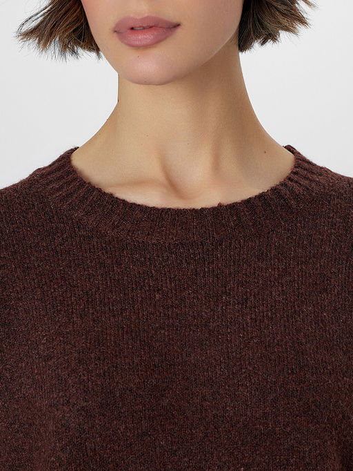 Джемпер женский коричневый - Mark formelle фото 4