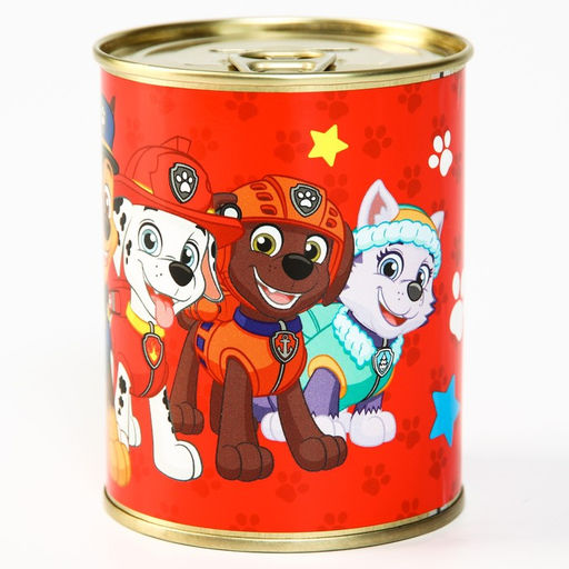 Цена за 2 шт. Копилка металлическая, 9.5 см × 7.5 см × 7.5 см «Спасатели», Щенячий патруль