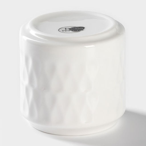 Набор керамический для специй на бамбуковой подставке BellaTenero Герда, 3 предмета: солонка 120 мл, перечница 120 мл, сахарница с ложкой 220 мл, белы...  фото 11