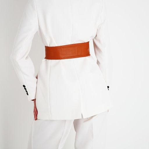 Ремень женский, ширина 8 см, на затяжке, цвет рыжий - Simaland фото 3