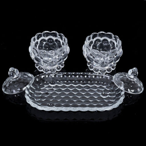 Ваза для сервировки стола 2 штуки на подставке 150 мл / RW-4251 /уп 16/ - Галеонтрейд фото 4