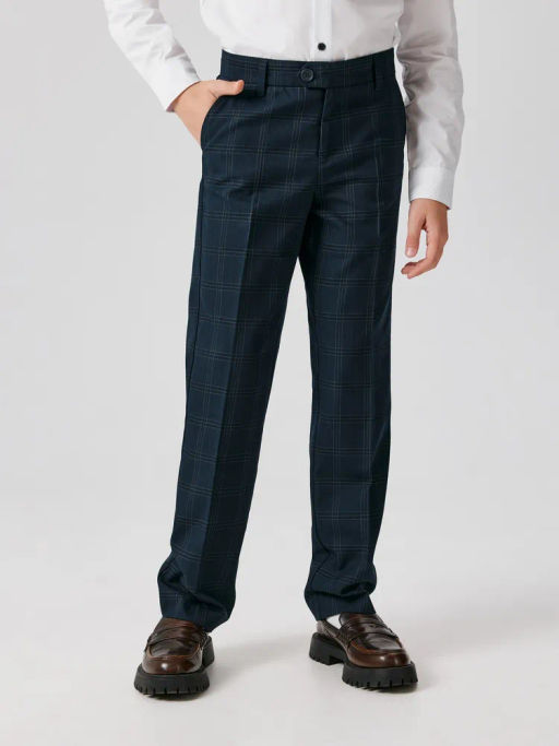 ACOOLA / Брюки детские для мальчиков Pavel pt reg1 синяя клетка