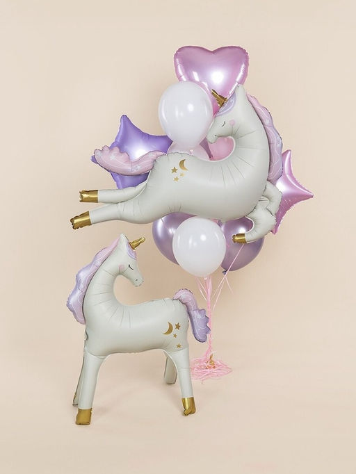 Воздушный шар фольгированный 38" «Единорог», под воздух
