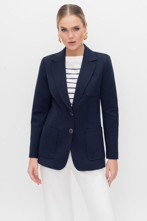 Жакет URS 24-343-1 синий