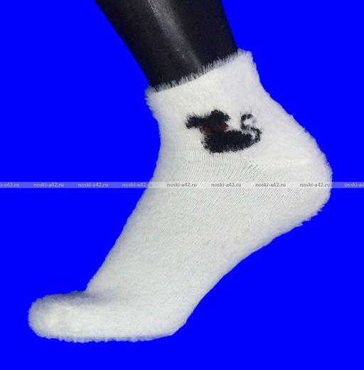 Цена за 10 пар. МИНИBS термоноски женские АНГОРА НОРКА "Кошечка" арт. 2770