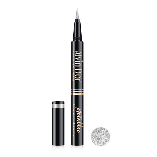 Alvin Dor AD-52 Лайнер стойкий для век металлик metallic liquid liner 24h high тон 06серебряный
