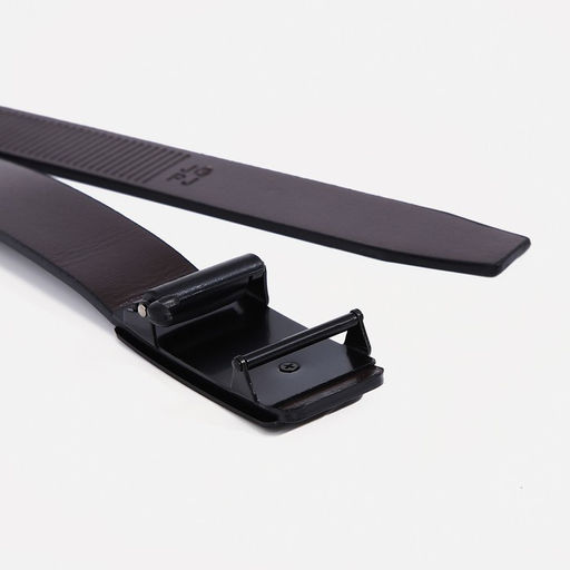 Ремень мужской, ширина 3,5 см, автомат, пряжка тёмный металл, цвет чёрный - Simaland фото 3