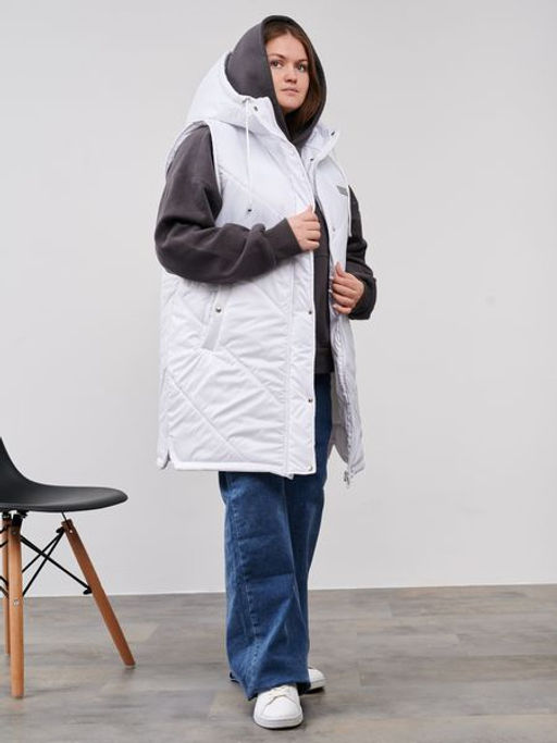 Жилет демисезонный Хлоя бордо - Yollochka фото 17