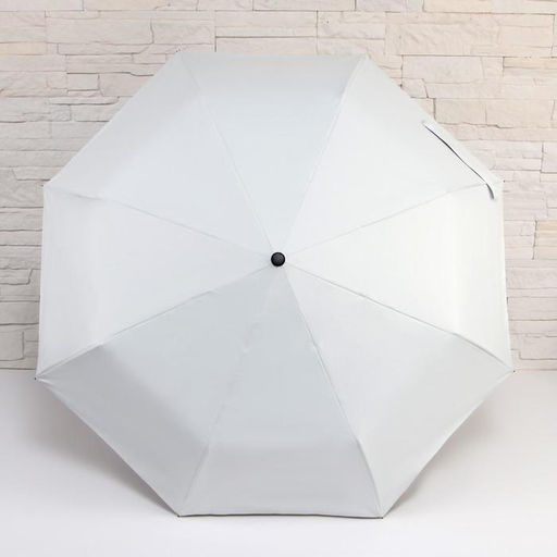 Зонт автоматический Однотонный, 3 сложения, 8 спиц, R = 48 см, цвет МИКС - Simaland фото 8