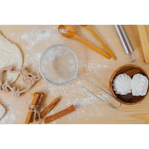 Сито для просеивания Доляна «Краски», d=10 см, серебристое